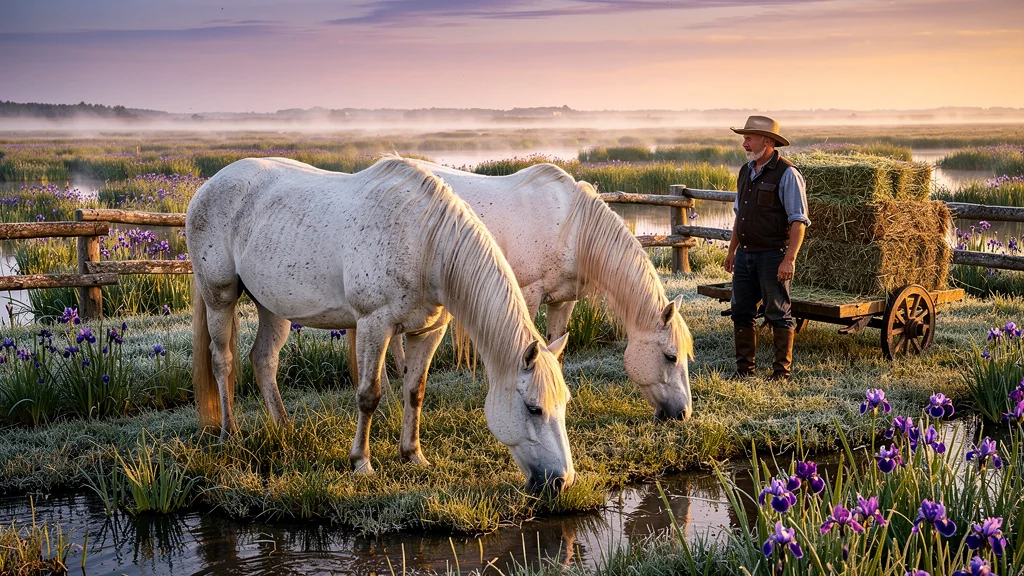 élevage chevaux camarguais
