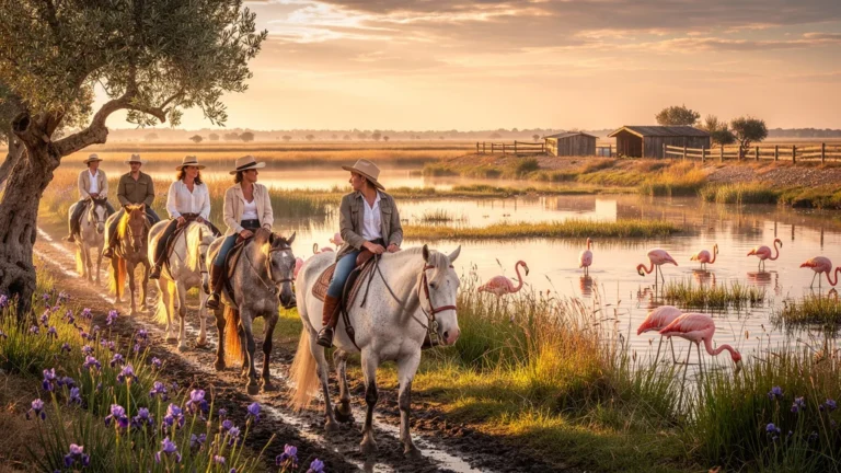 randonnée à cheval camargue