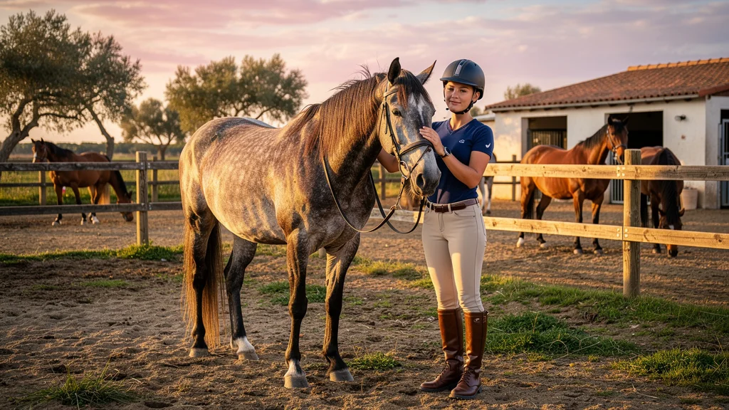Écuries aux Saintes-Maries mettant en avant le bien-être des chevaux pour bien débuter l'équitation